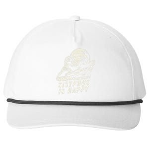 Sisyphus Is Happy Cool Sisyphus Snapback Five-Panel Rope Hat