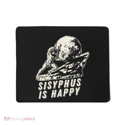 Sisyphus Is Happy Cool Sisyphus Mousepad