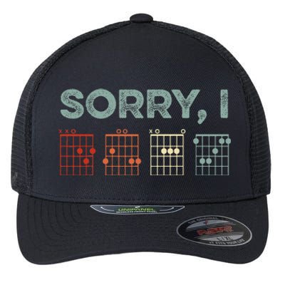 Sorry Idgaf Hidden Message Guitar Chords Music Note Flexfit Unipanel Trucker Cap