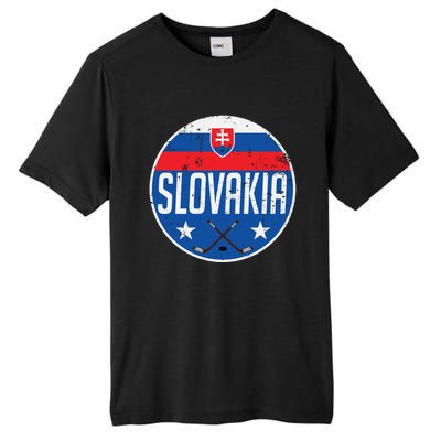 Slovakia Ice Hockey Flag Jersey Supporter Fan Gift Tall Fusion ChromaSoft Performance T-Shirt