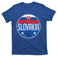 Slovakia Ice Hockey Flag Jersey Supporter Fan Gift T-Shirt