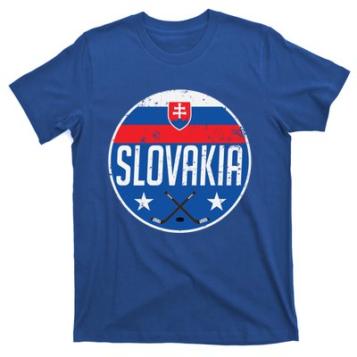 Slovakia Ice Hockey Flag Jersey Supporter Fan Gift T-Shirt