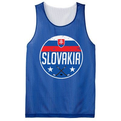 Slovakia Ice Hockey Flag Jersey Supporter Fan Gift Mesh Reversible Basketball Jersey Tank