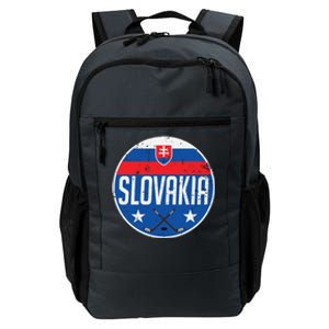 Slovakia Ice Hockey Flag Jersey Supporter Fan Gift Daily Commute Backpack