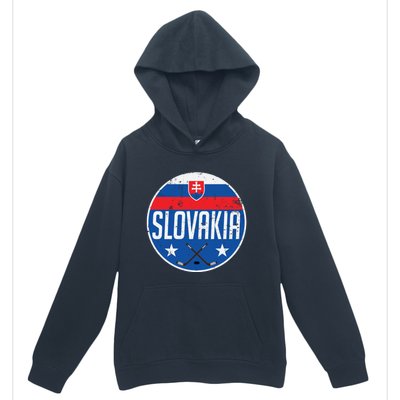 Slovakia Ice Hockey Flag Jersey Supporter Fan Gift Urban Pullover Hoodie