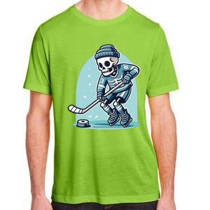 Skeleton Ice Hockey Adult ChromaSoft Performance T-Shirt