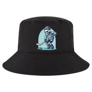 Skeleton Ice Hockey Cool Comfort Performance Bucket Hat