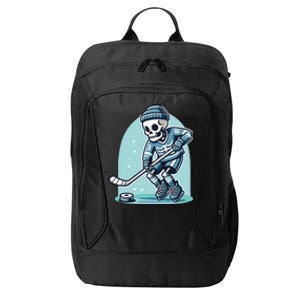 Skeleton Ice Hockey City Backpack