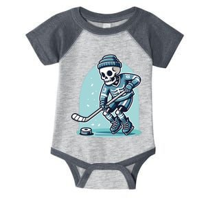 Skeleton Ice Hockey Infant Baby Jersey Bodysuit