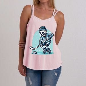 Skeleton Ice Hockey Women's Strappy Tank