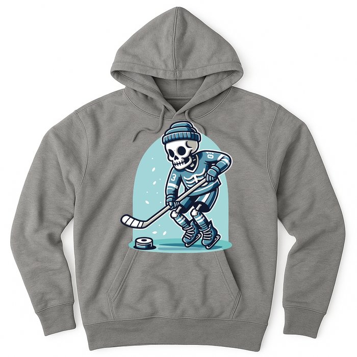 Skeleton Ice Hockey Hoodie