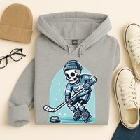 Skeleton Ice Hockey Hoodie