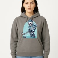 Skeleton Ice Hockey Hoodie