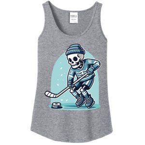 Skeleton Ice Hockey Ladies Essential Tank