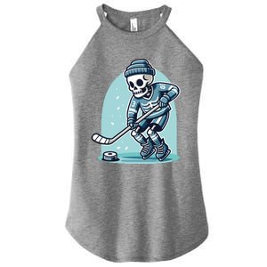 Skeleton Ice Hockey Women's Perfect Tri Rocker Tank