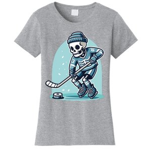 Skeleton Ice Hockey Women's T-Shirt