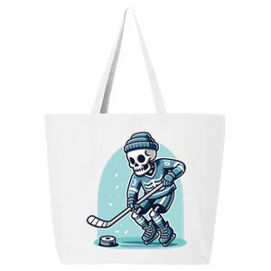 Skeleton Ice Hockey 25L Jumbo Tote