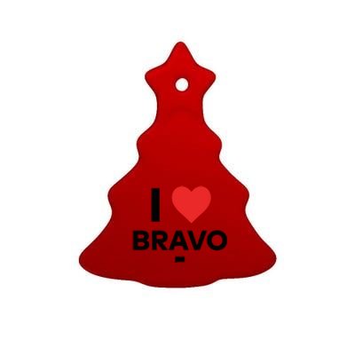 Shopbybravo I Heart Bravo Ceramic Tree Ornament