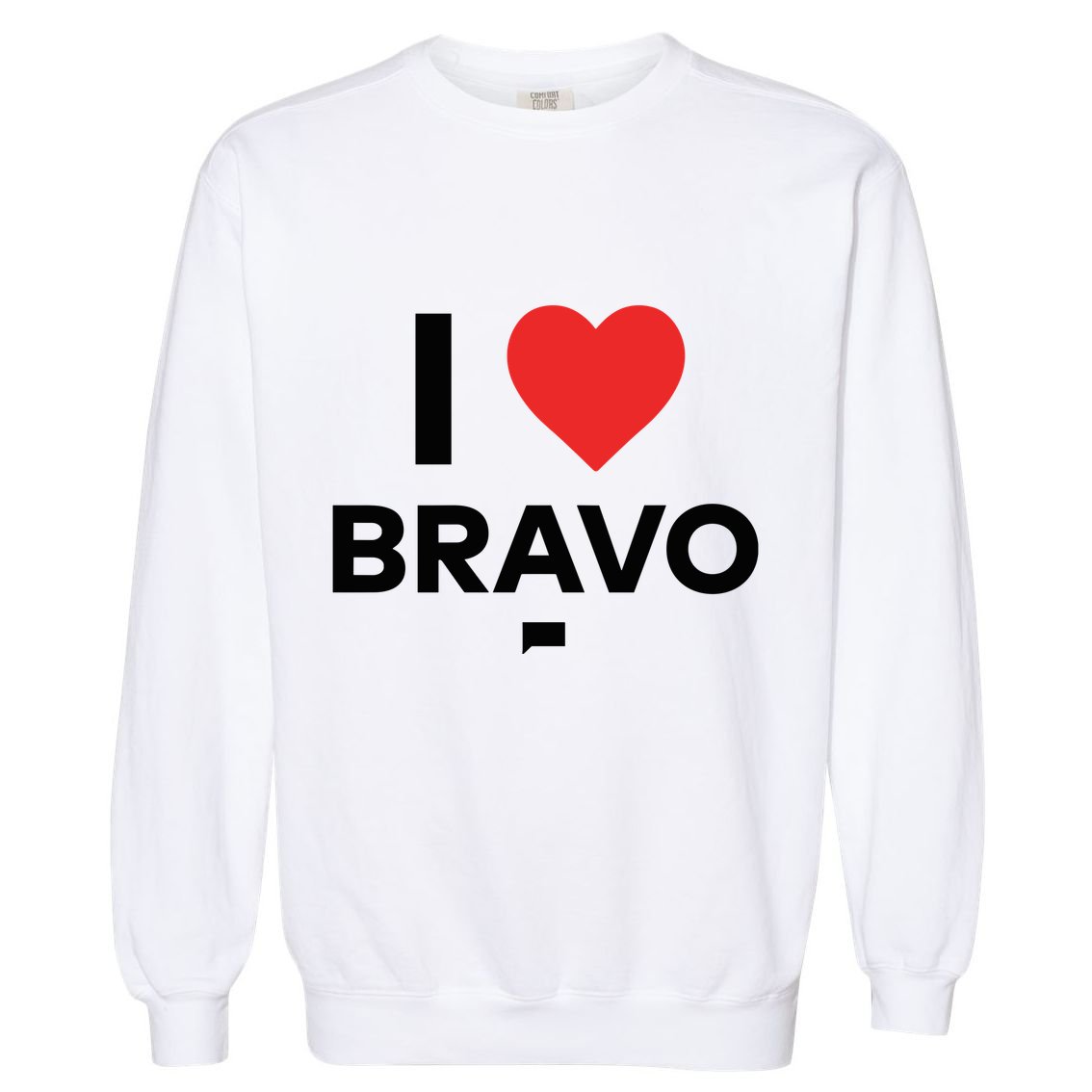 Shopbybravo I Heart Bravo Garment-Dyed Sweatshirt