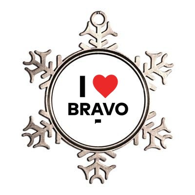 Shopbybravo I Heart Bravo Metallic Star Ornament