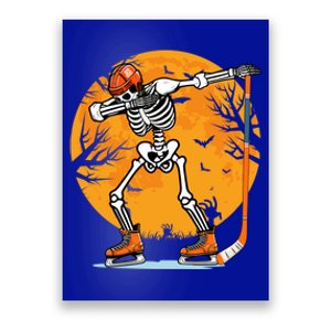 Skeleton Ice Hockey Halloween Dabbing Halloween Hockey Cute Gift Poster