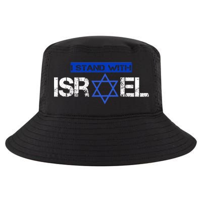 Support Israel I Stand With Israel Israeli Flag Cool Comfort Performance Bucket Hat