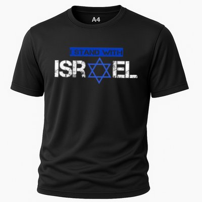 Support Israel I Stand With Israel Israeli Flag Performance Shirt