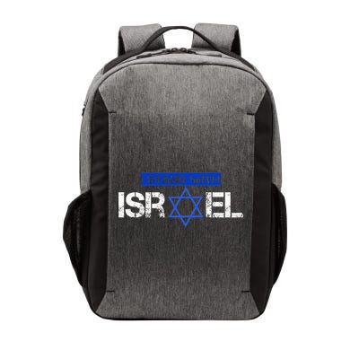Support Israel I Stand With Israel Israeli Flag Vector Backpack