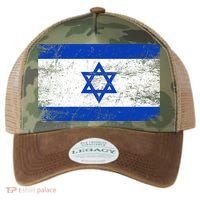 Support Israel I Stand With Israel Israeli Flag Legacy Tie Dye Trucker Hat