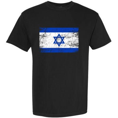 Support Israel I Stand With Israel Israeli Flag Garment-Dyed Heavyweight T-Shirt