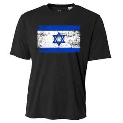 Support Israel I Stand With Israel Israeli Flag Cooling Performance Crew T-Shirt