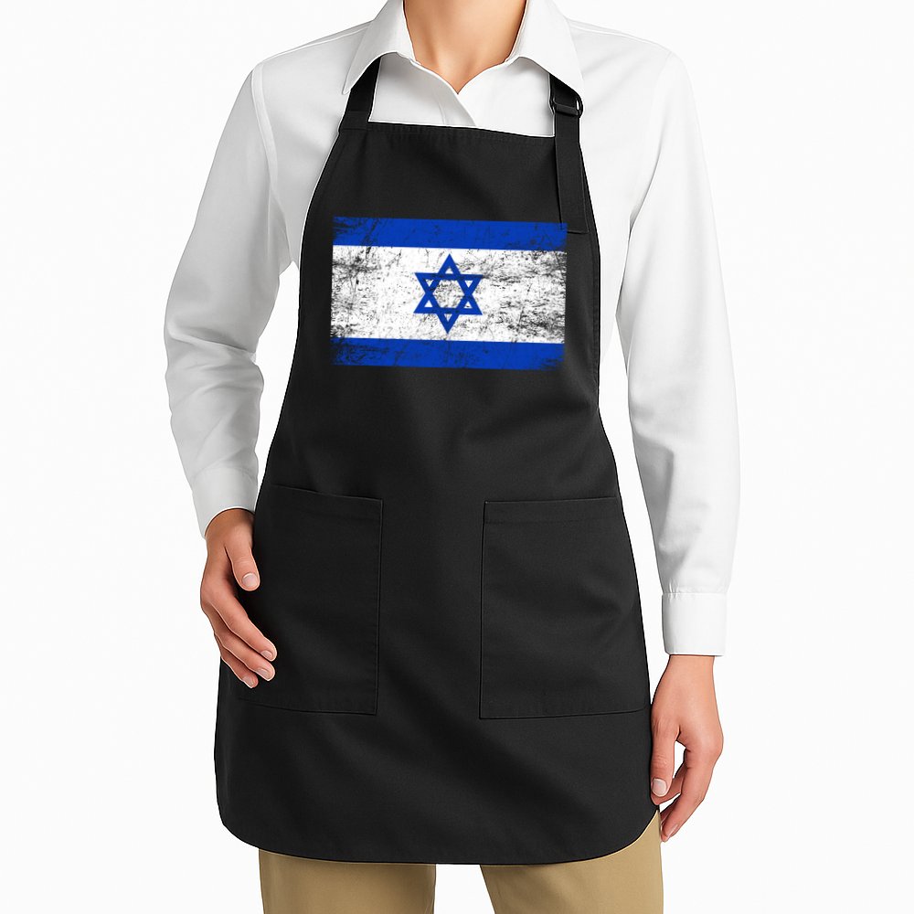 Support Israel I Stand With Israel Israeli Flag Apron