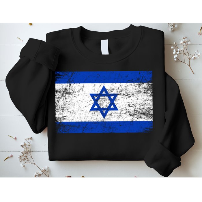 Support Israel I Stand With Israel Israeli Flag Sweatshirt