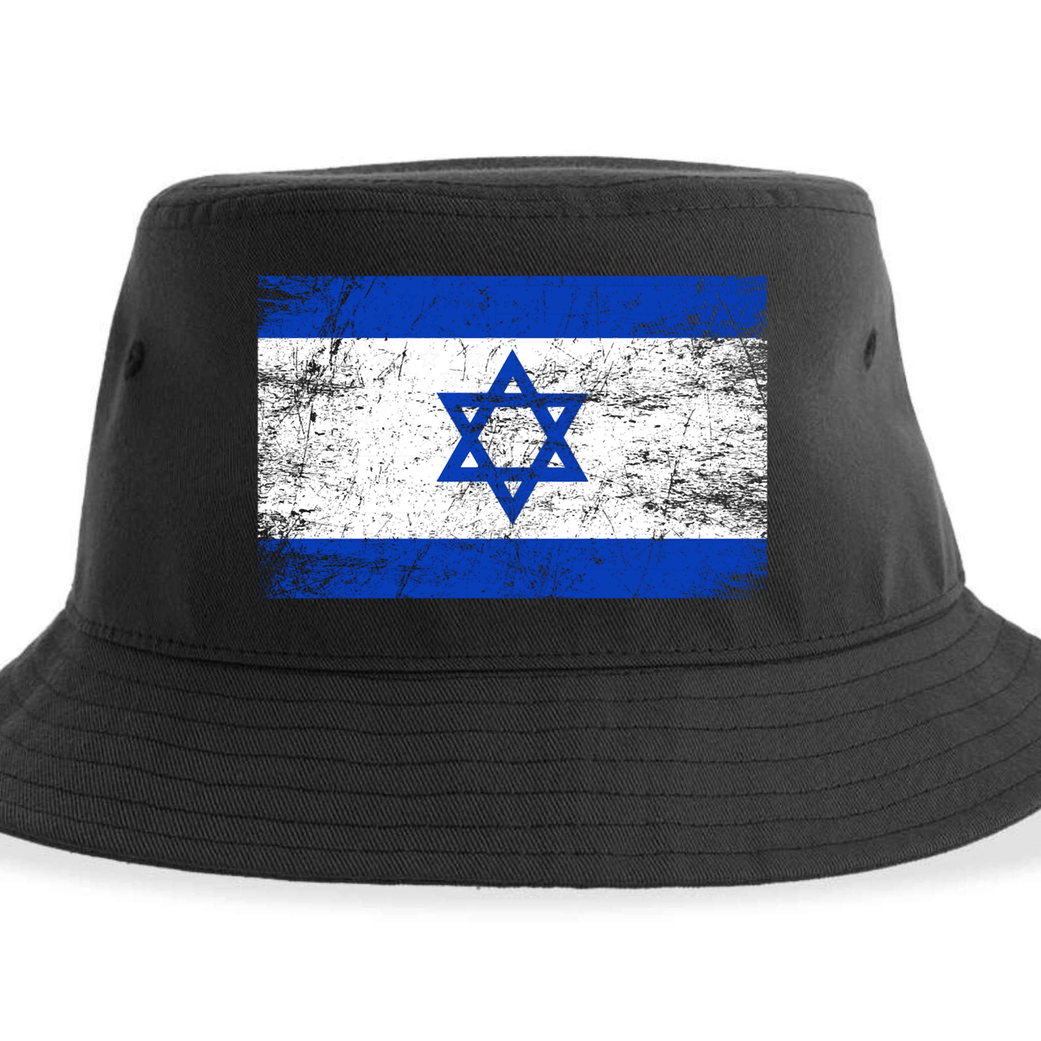 Support Israel I Stand With Israel Israeli Flag Sustainable Bucket Hat