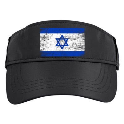 Support Israel I Stand With Israel Israeli Flag Adult Drive Performance Visor