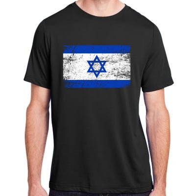 Support Israel I Stand With Israel Israeli Flag Adult ChromaSoft Performance T-Shirt