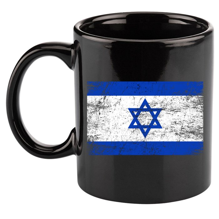 Support Israel I Stand With Israel Israeli Flag 11oz C Handle Ceramic Mug