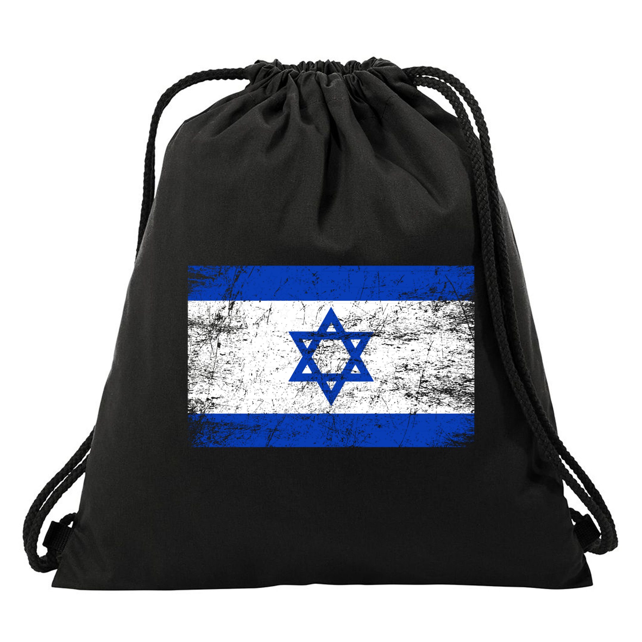 Support Israel I Stand With Israel Israeli Flag Drawstring Bag