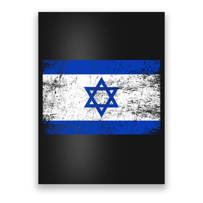 Support Israel I Stand With Israel Israeli Flag Poster