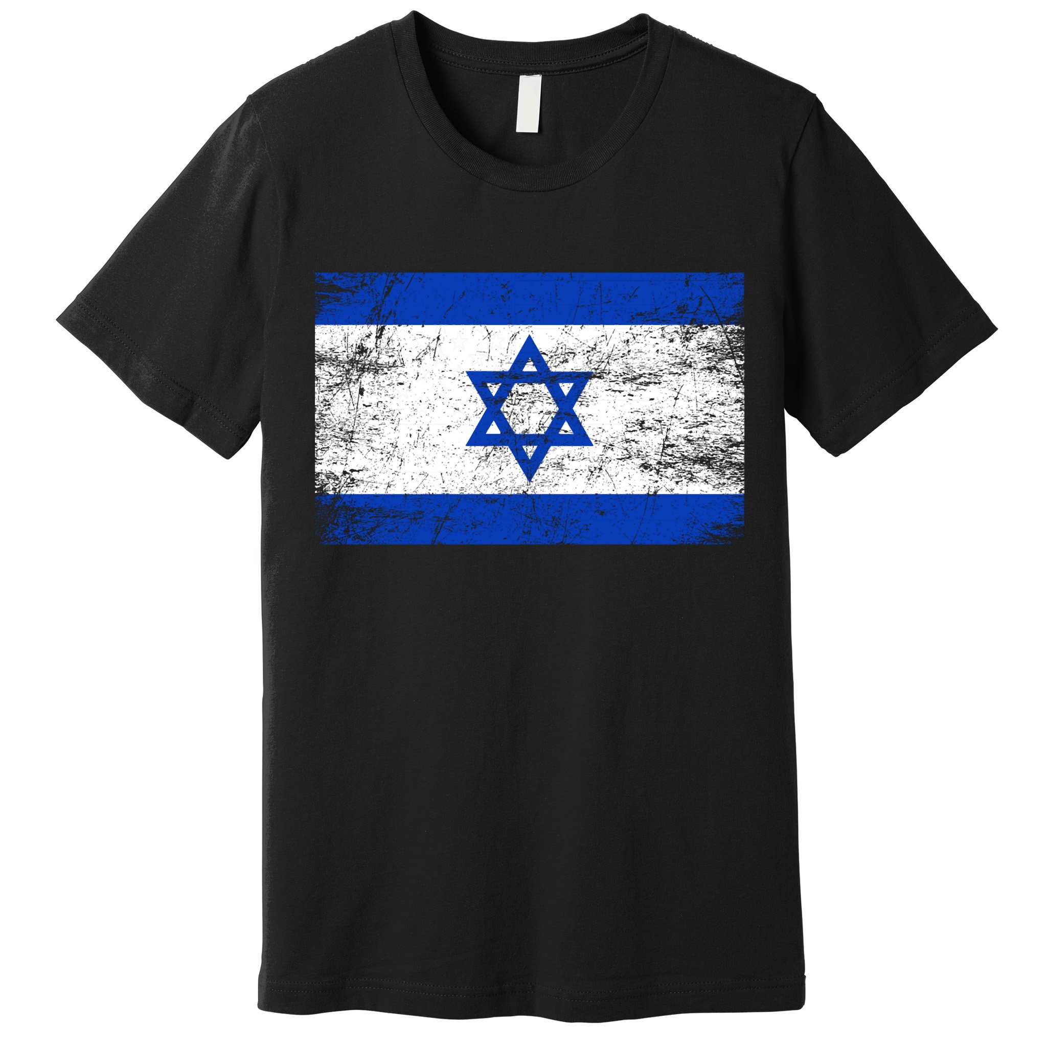 Support Israel I Stand With Israel Israeli Flag Premium T-Shirt