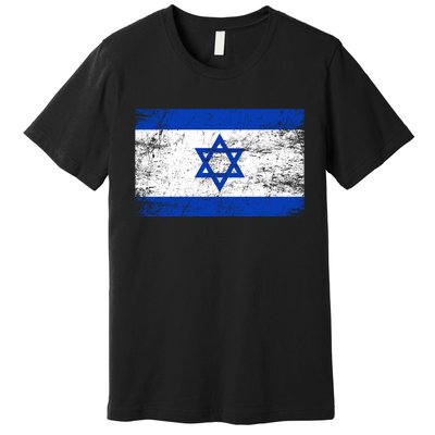 Support Israel I Stand With Israel Israeli Flag Premium T-Shirt