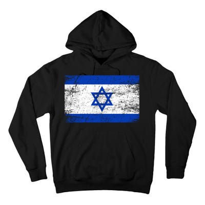 Support Israel I Stand With Israel Israeli Flag Tall Hoodie