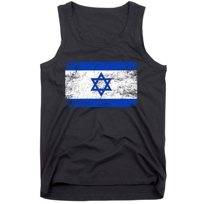 Support Israel I Stand With Israel Israeli Flag Tank Top