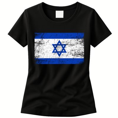 Support Israel I Stand With Israel Israeli Flag Womens T-Shirt
