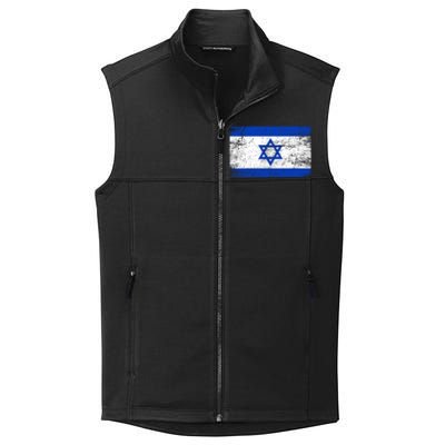 Support Israel I Stand With Israel Israeli Flag Collective Smooth Fleece Vest