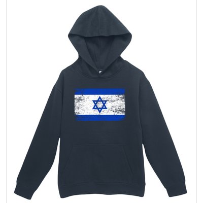 Support Israel I Stand With Israel Israeli Flag Urban Pullover Hoodie