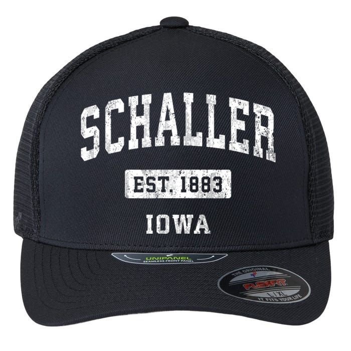 Schaller Iowa Ia Vintage Sports Established Flexfit Unipanel Trucker Cap