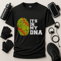 Softball It's In My Dna Fingerprint Catcher And Pitcher Meaningful Gift Performance Shirt