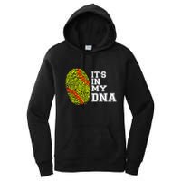 Softball It's In My Dna Fingerprint Catcher And Pitcher Meaningful Gift Women's Pullover Hoodie