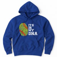 Softball It's In My Dna Fingerprint Catcher And Pitcher Meaningful Gift Hoodie
